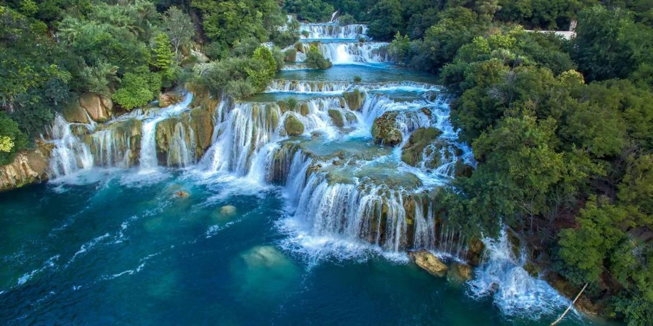 Mediterranean Olive Waterfallskrka-Croatia Villa Gulin Kültér fotó